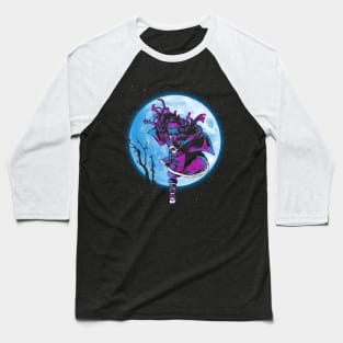 Nezuko under the moon Baseball T-Shirt